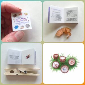 Miniatuurboekje - Ware grootte, 100 % Paddenstoelen!